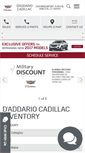 Mobile Screenshot of daddariocadillac.com